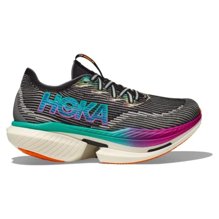 Hoka Neutral Running Shoes | Carbon Plated Running Shoes^Cielo X1 Black