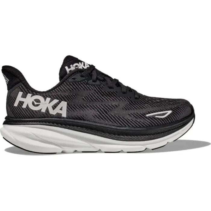 Hoka Wide Running Shoes | Neutral Running Shoes^Clifton 9 Wide Black