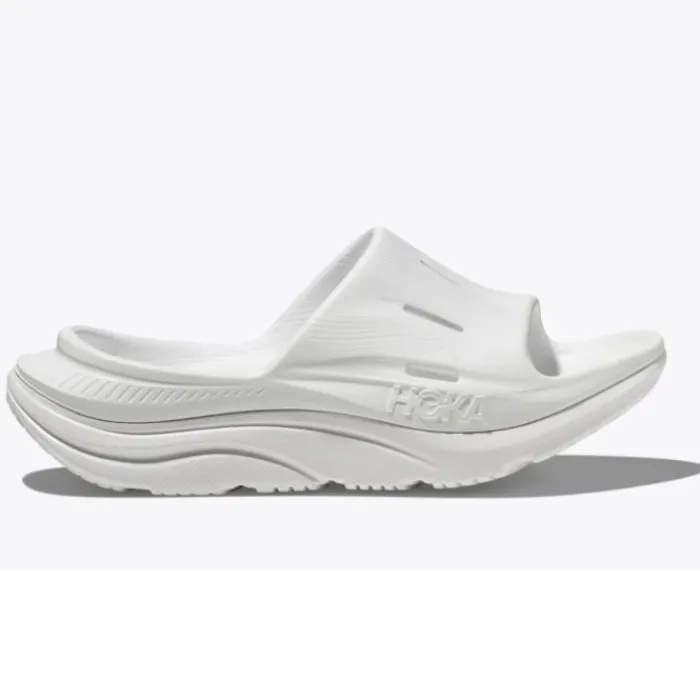 Hoka Slippers | Neutral Running Shoes^ORA Recovery Slide 3 White