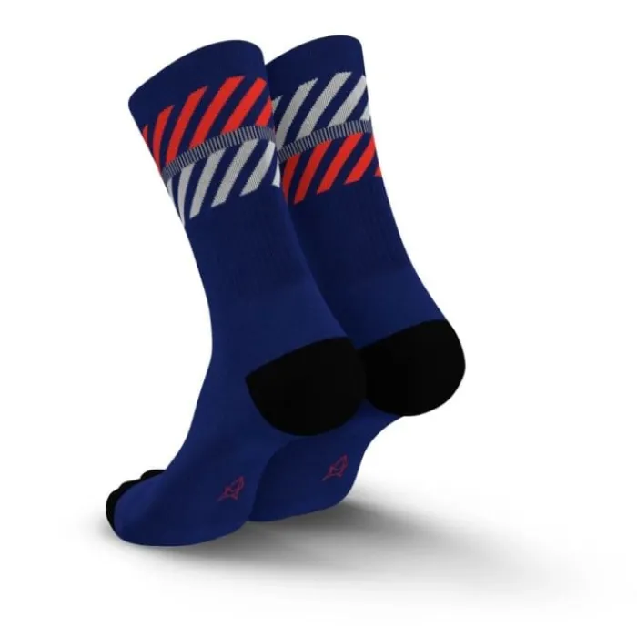 Incylence Socks | Running Socks^Merino Light Lanes Socks Blue