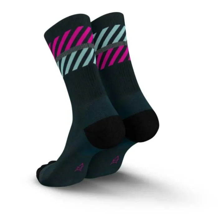 Incylence Socks | Running Socks^Merino Light Lanes Socks Black