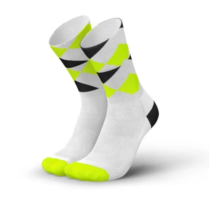 Incylence Socks | Running Socks^Running Peaks Socks White
