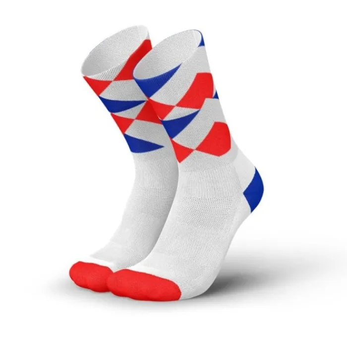 Incylence Socks | Running Socks^Running Peaks Socks White