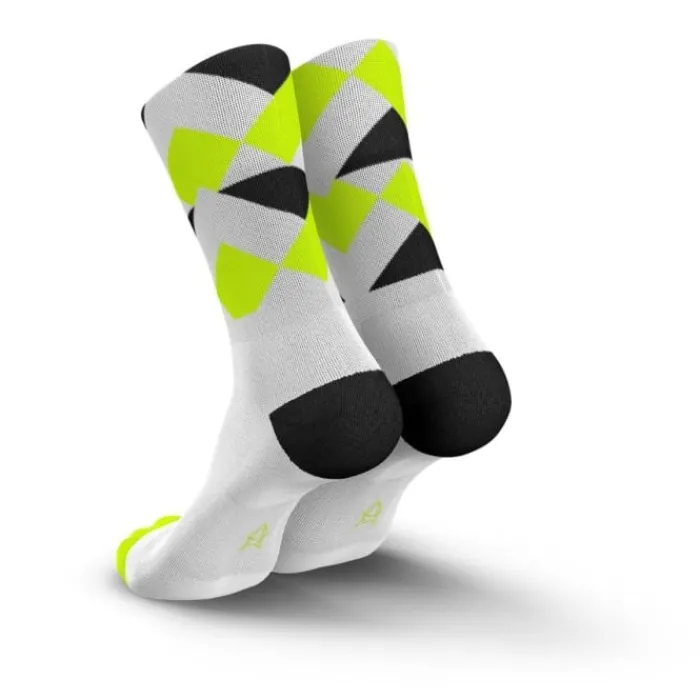 Incylence Socks | Running Socks^Running Peaks Socks White