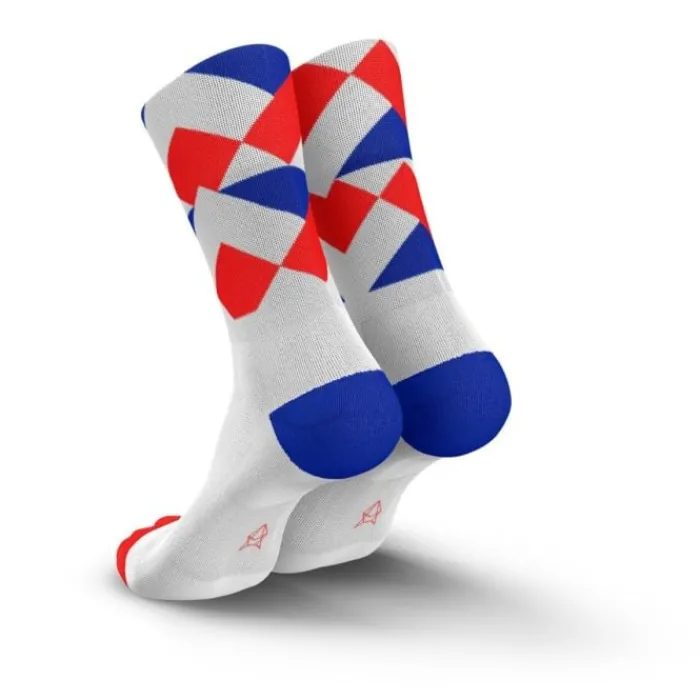 Incylence Socks | Running Socks^Running Peaks Socks White