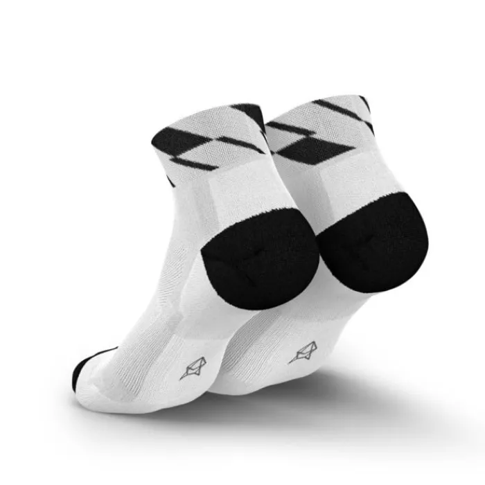 Incylence Socks | Running Socks^Ultralight Angles Short Socks White