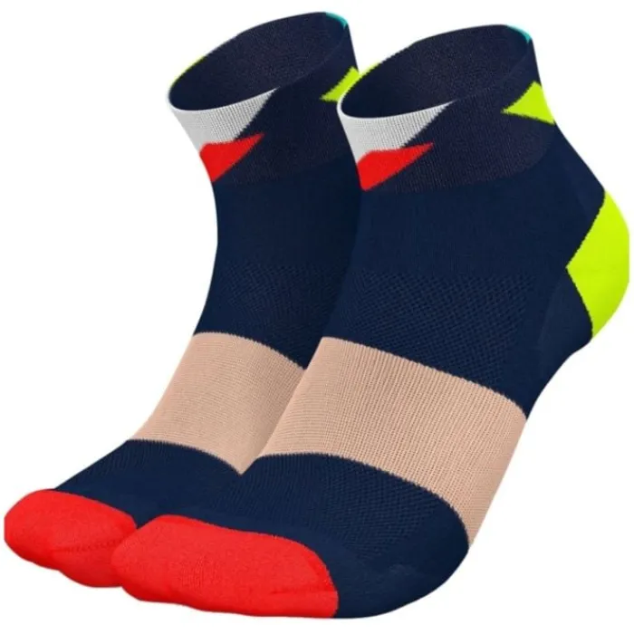 Incylence Running Socks | Running Socks^ULTRALIGHT STRIKES SHORT Socks Blue