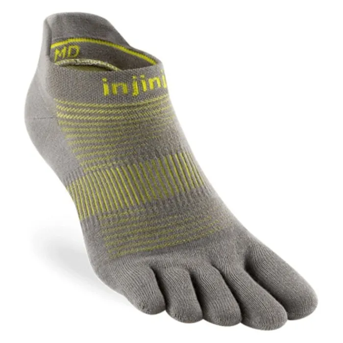 Injinji Socks | Running Socks^Run Light Weight No-show Grey