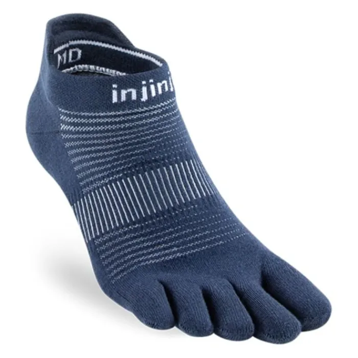 Injinji Socks | Running Socks^Run Original Weight No Show Blue
