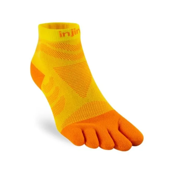 Injinji Socks | Running Socks^Ultra Run Midweight Mini Crew Yellow