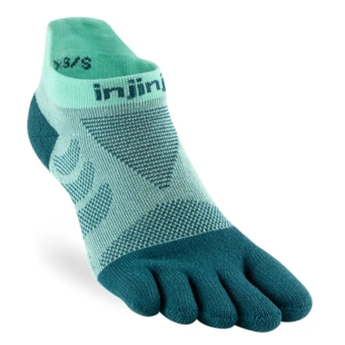 Injinji Socks | Running Socks^Ultra Run No-show Blue
