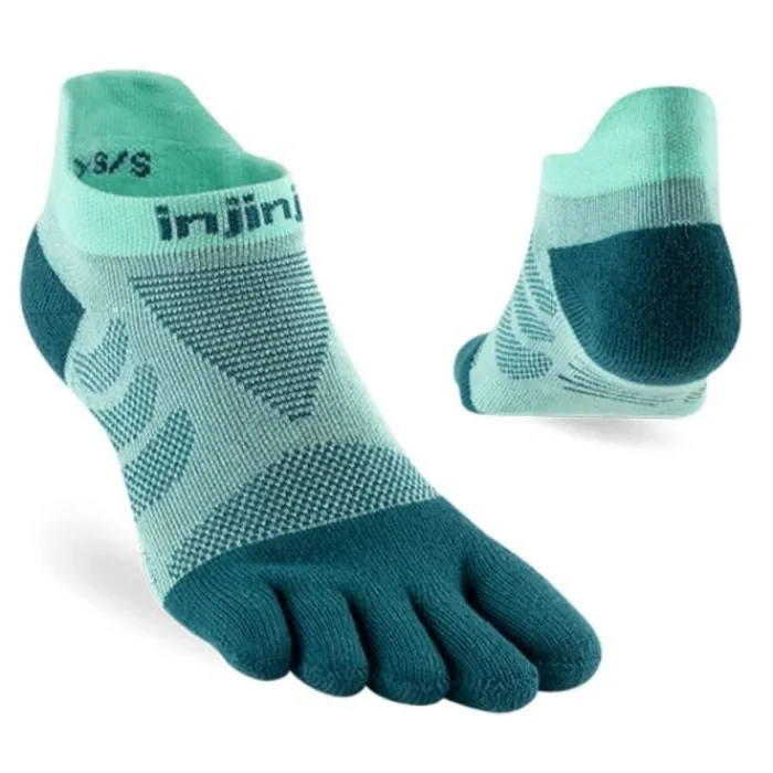 Injinji Socks | Running Socks^Ultra Run No-show Blue