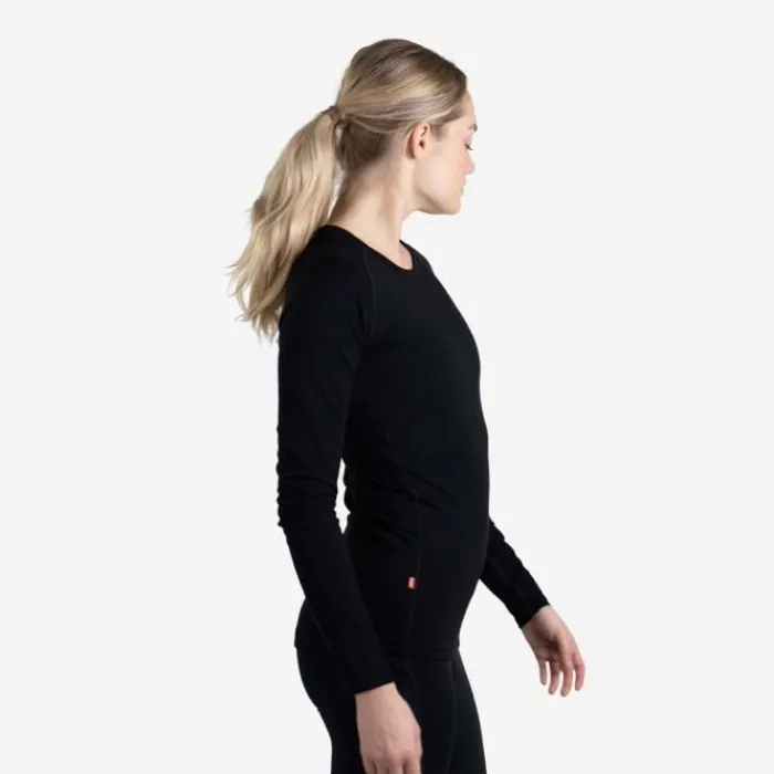 Lipati Running Tops & T-shirts^Merino Nuyarn LS Shirt Black