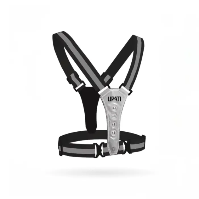 Lipati Reflective Running Gear^Reflective Vest Silver