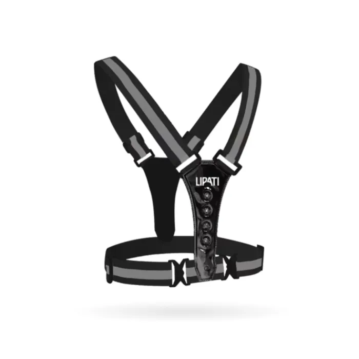 Lipati Reflective Running Gear^Reflective Vest Black