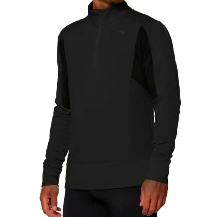 Mizuno Running Tops & T-shirts^Warmalite Half Zip Black