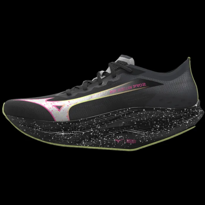 Mizuno Neutral Running Shoes | Carbon Plated Running Shoes^Wave Rebellion Pro 2 Black