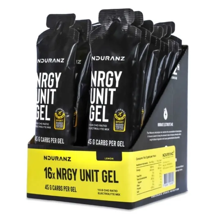 Nduranz Sports Nutrition^Nrgy Unit Gel - Box 16 White