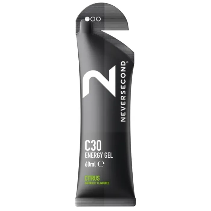 NeverSecond Sports Nutrition^C30 Energy Gel Citrus - 12 Servings Black