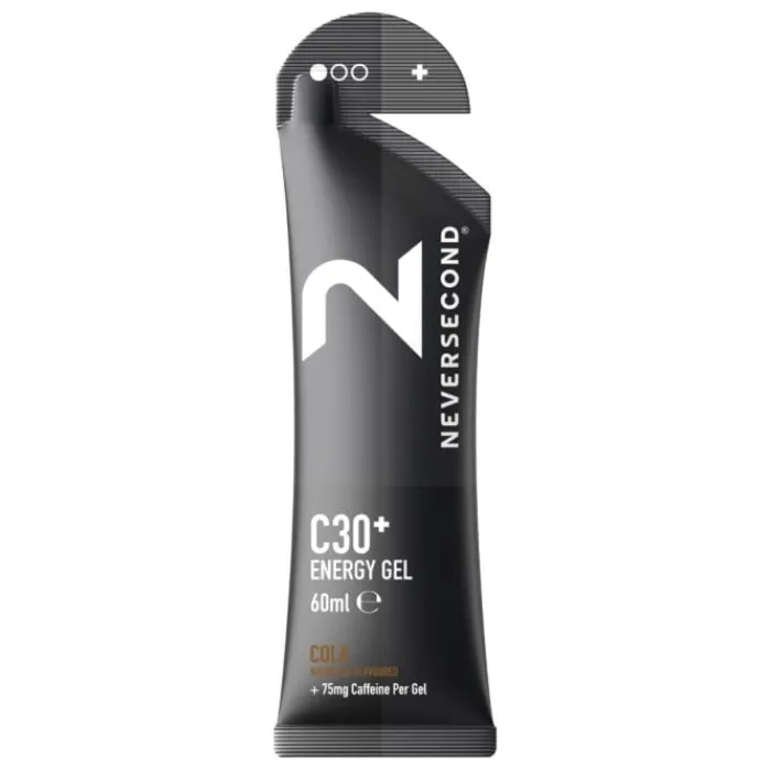 NeverSecond Sports Nutrition^C30+ Energy Gel Cola - 12 Servings Black
