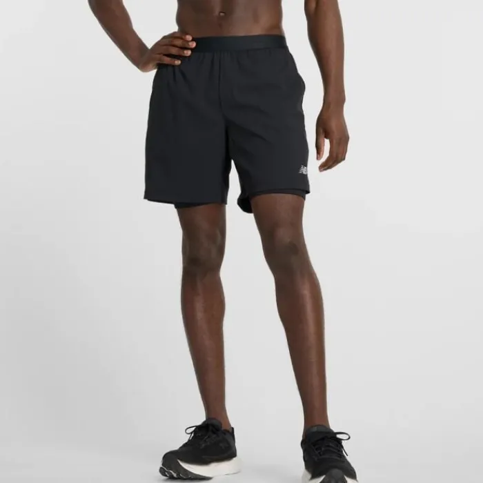 New Balance Running Shorts^AC Lined Short 7" Black