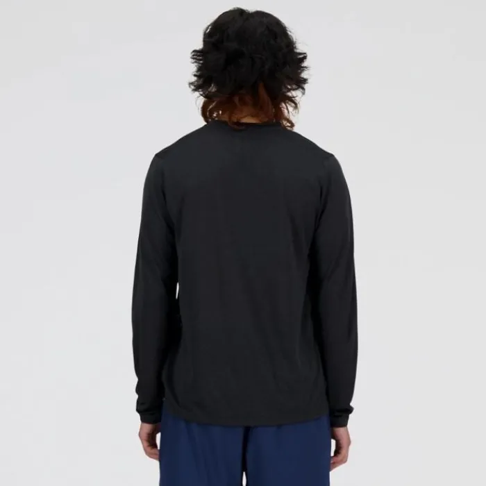 New Balance Running Tops & T-shirts^Athletics Run Long Sleeve T-Shirt Black