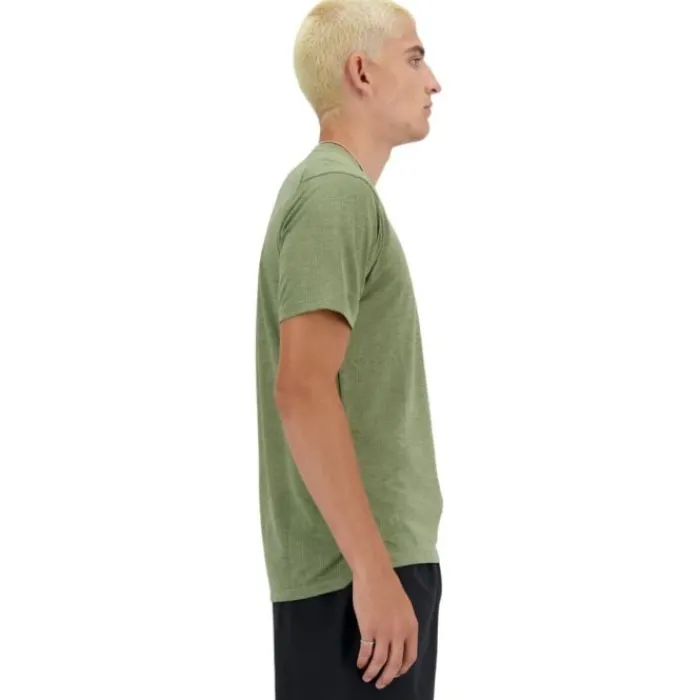 New Balance Running Tops & T-shirts^Athletics Run T-shirt Green