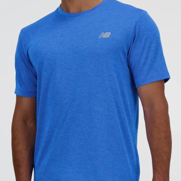 New Balance Running Tops & T-shirts^Athletics T-Shirt Blue