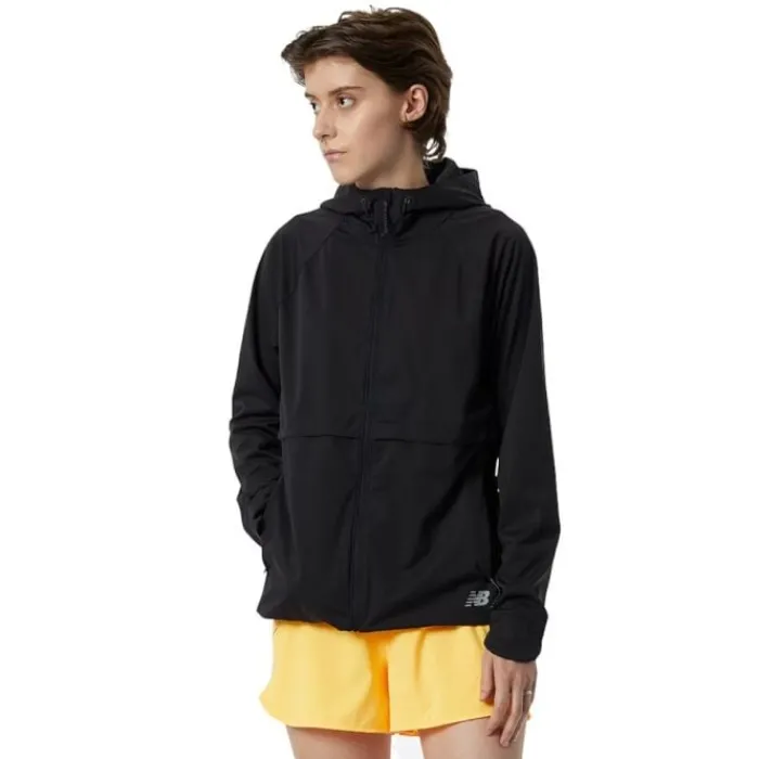 New Balance Running Jackets^Elite Run Water Defy Jacket Black