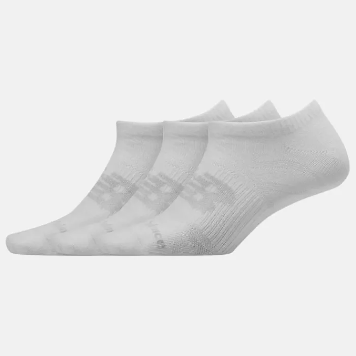 New Balance Socks | Running Socks^Flat Knot No Show - 3 Pack White