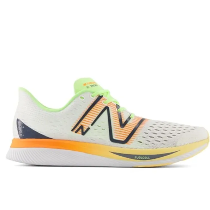 New Balance Neutral Running Shoes | Carbon Plated Running Shoes^FuelCell SuperComp Pacer White