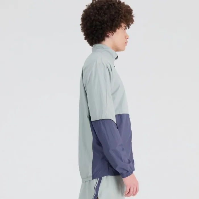 New Balance Running Jackets^Graphic Impact Run Packable Jacket Green