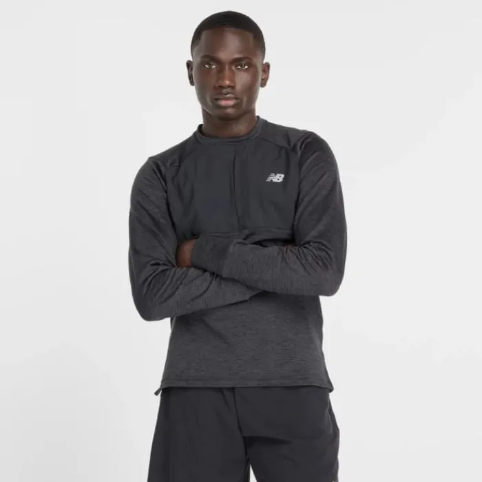 New Balance Running Underwear | Running Tops & T-shirts^Heat Grid Crew Black