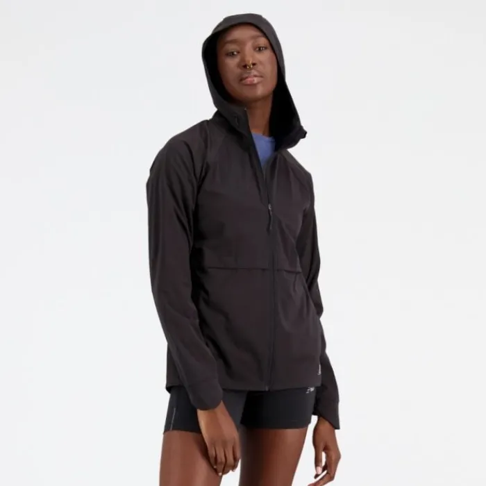 New Balance Running Jackets^Impact Run Water Defy Jacket Black