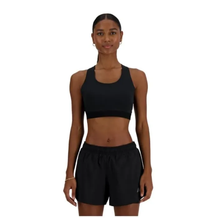 New Balance Sports Bras^NB Sleek Medium Support Pocket Sports Bra Black