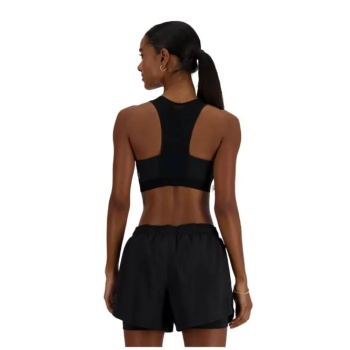 New Balance Sports Bras^NB Sleek Medium Support Pocket Sports Bra Black