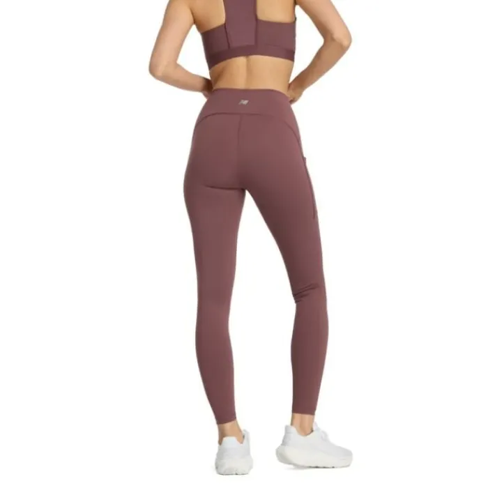 New Balance Running Leggings & Pants^NB Sleek Pocket High Rise Legging 27" Brown