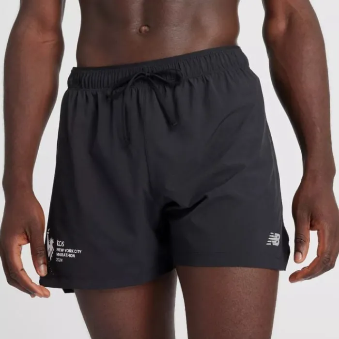 New Balance Running Shorts^NYC Marathon Shorts 5" White