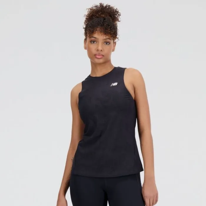 New Balance Running Tops & T-shirts^Q Speed Jacquard Tank Black