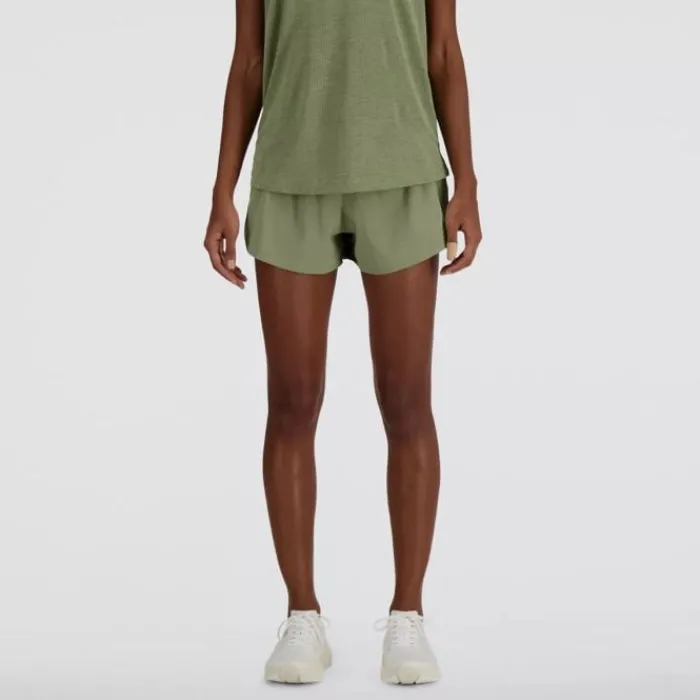 New Balance Running Shorts^RC Seamless 2 In 1 Short 3 Inch Green