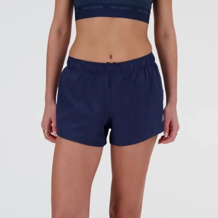 New Balance Running Shorts^RC Seamless Short 3 Inch Blue