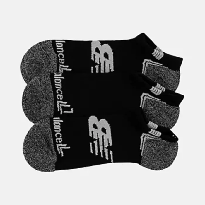 New Balance Socks | Running Socks^Run No Show Sock 3-Pack Black