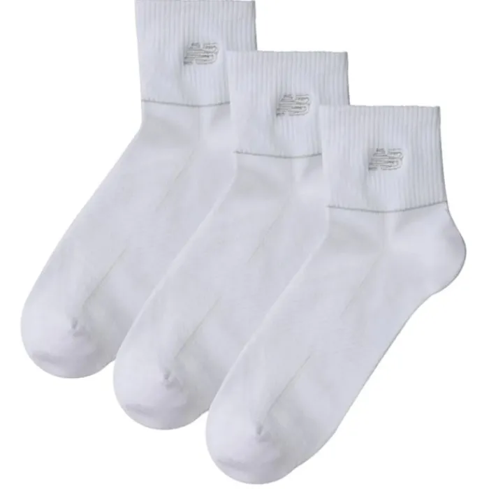 New Balance Socks | Running Socks^Running Repreve Ankle Socks - 3 Pack White