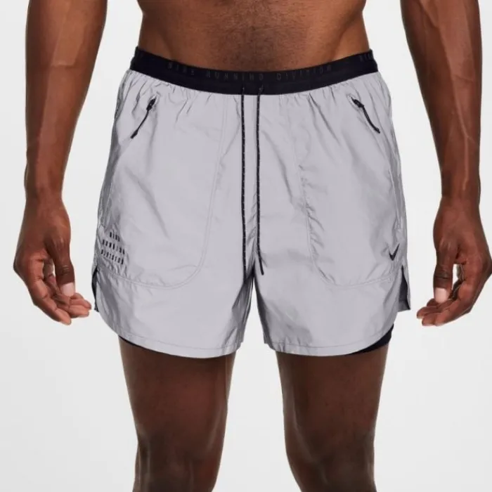 Nike Running Shorts^Dri-FIT Advanced Run Division 4in 2in1 Shorts Grey