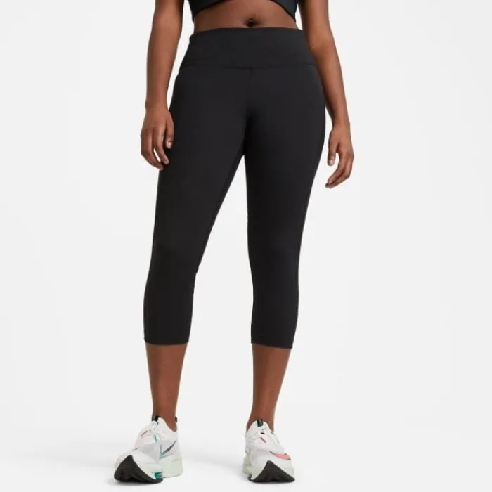 Nike Running Leggings & Pants^Dri-Fit Fast Crop Tight (Plus Size) Black