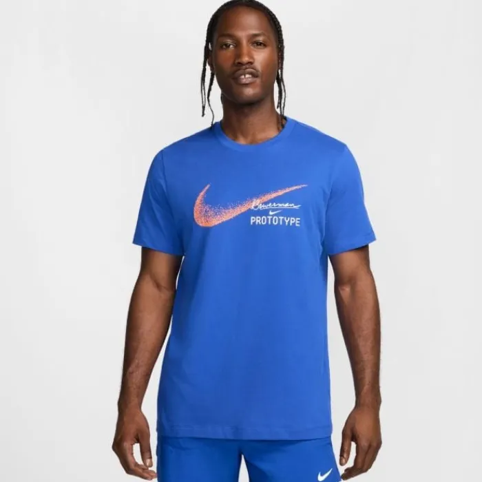 Nike Running Tops & T-shirts^DRI-FIT Founders Short Sleeve Tee Blue