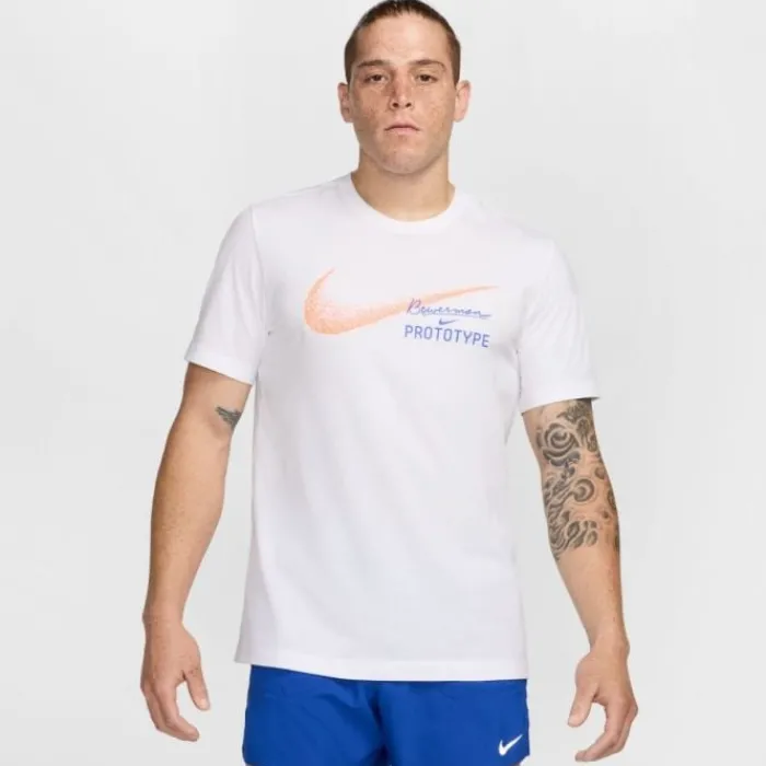 Nike Running Tops & T-shirts^DRI-FIT Founders Short Sleeve Tee White