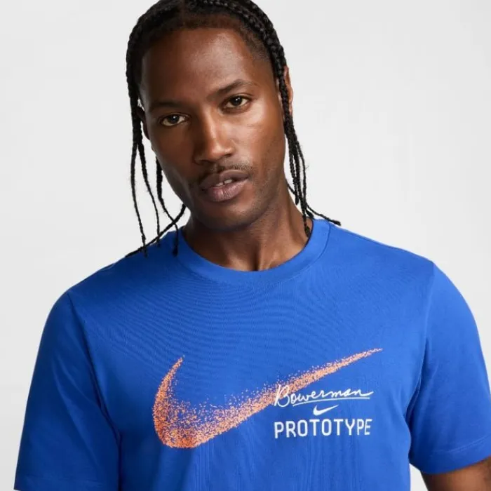 Nike Running Tops & T-shirts^DRI-FIT Founders Short Sleeve Tee Blue