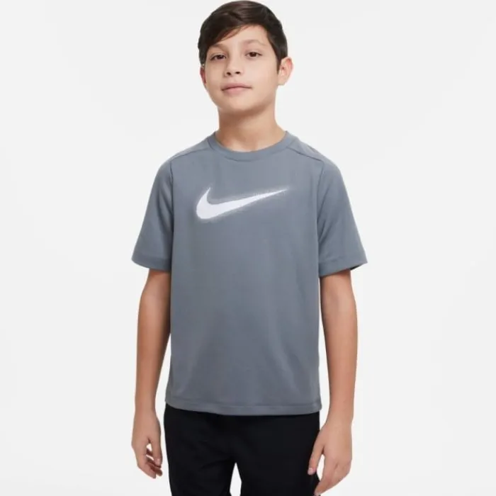 Nike T-shirts^Dri-Fit Graphic Shorts Sleeve Tee Grey
