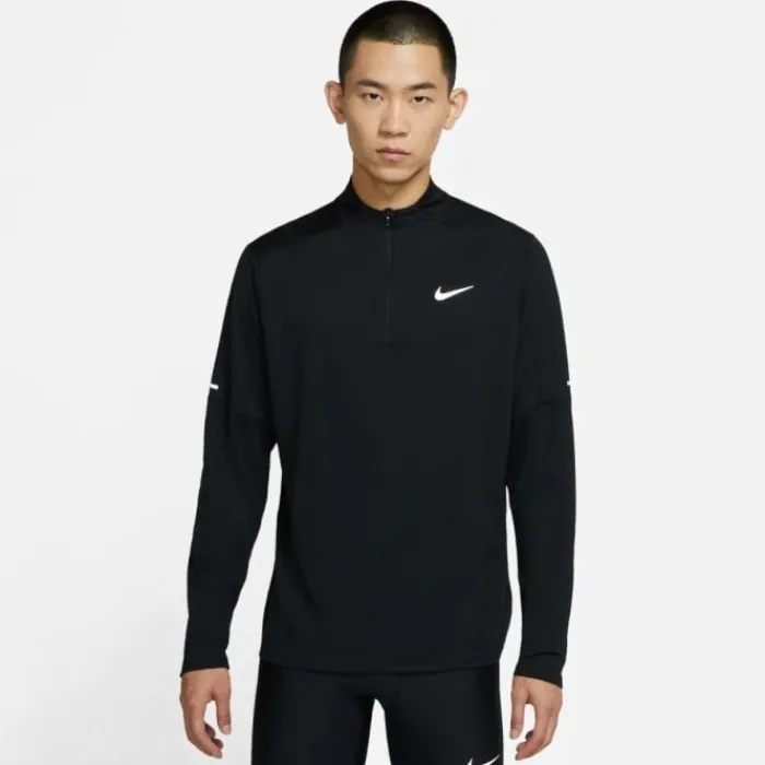 Nike Running Underwear | Running Tops & T-shirts^Dri-FIT Half Zipp Long Sleeve Black